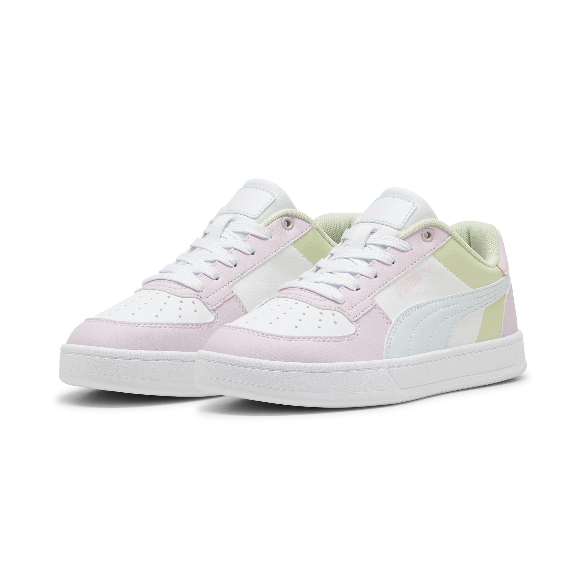 Sneakers bianche da ragazza con dettagli multicolore Puma Caven 2.0 Block Jr, Brand, SKU s352500239, Immagine 0